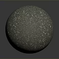 Natural Stone And Wood Decorative Sphere With Pebble Textured Surface Design