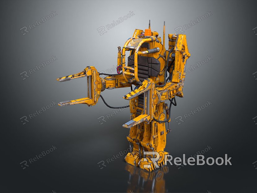 Mech Warrior Mech Soldier Machine Battlearm Mechanical Battlearm Machine Fighter Robot model