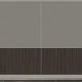Modern Wall Paneling With Light Panels And Dark Vertical Wood Stripes Design