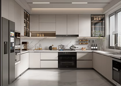 Modern Kitchen 3d model