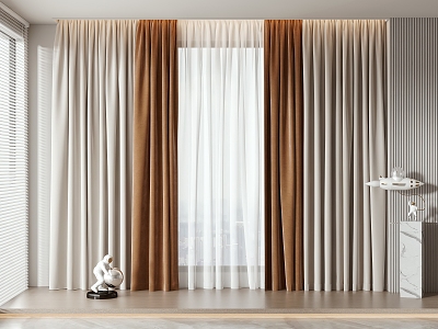 Curtains 3d model