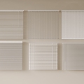 Venetian blinds Curtain Shangri-La Curtain Honeycomb Curtain Vertical Curtain Roman Curtain 3d model