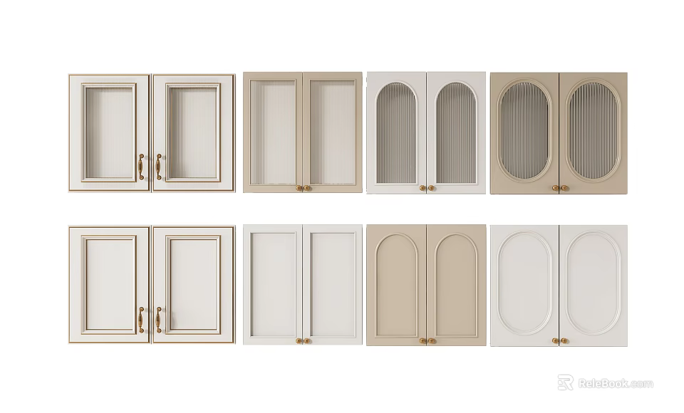 Various Stylish Wall Panels With Different Designs And Color Options For Home Decor 3d model 