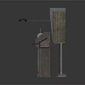 Vintage Public Phone Booth With Retro Control Consoles And Classic Design Elements