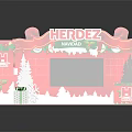HERDEZ Navidad Christmas Gift Box With Red Design Christmas Tree Gift Boxes Snowflakes And Decorations