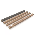 Natural Stone and Wood Decorative Strips with Different Textures for Home Decoration Projects
