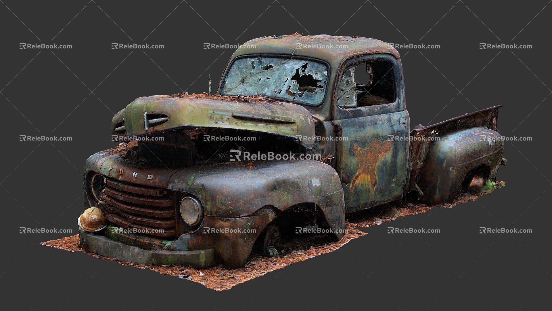 Old Truck 3d model