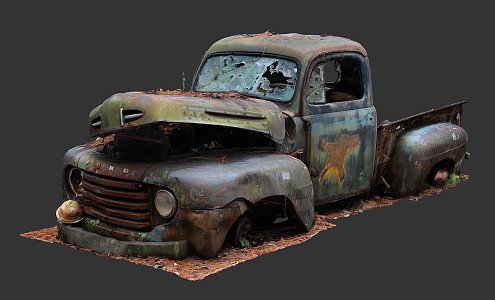 Old Truck 3d model