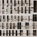 Modern fingerprint lock 3d model