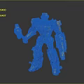 Bumblebee Transformers Robot Sci-Fi Robot Characters 3d model