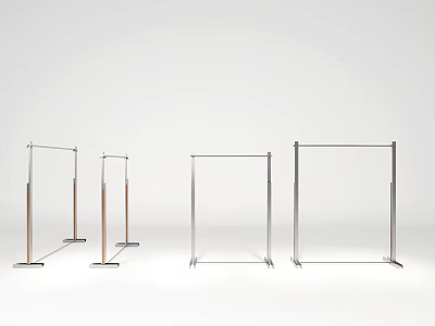 Modern Metal Shelf Units With Various Designs And Different Sizes For 3d model