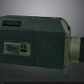 Vintage Green Electronic Movie Projector With Classic Design And Functional Features