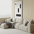 Modern Multiplayer Sofa 3d model
