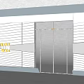 Tooling linear light background wall 3d model