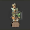 Decorative Paper Boat Model Adorned With Colorful Butterflies And Ornamental Details