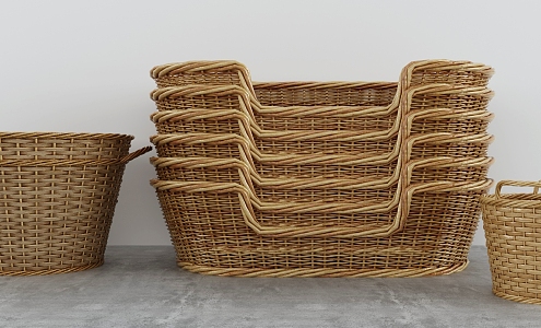 Modern Storage Basket 3d model