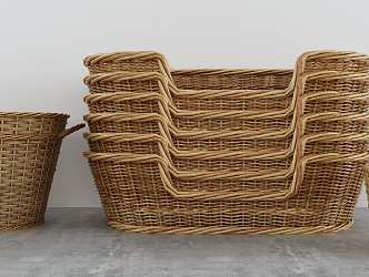 Modern Storage Basket 3d model