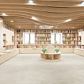 Library Tooling Bookshelf Book Bar Reading Room Magazines Reading Comics 3d model