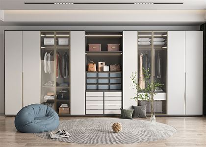 Modern wardrobe 3d model