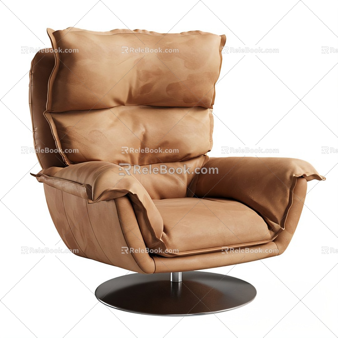 Leisure Chair Single Sofa 3d model