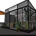 Cozy Specialty Store Interior With Lush Green Plants Shelves Tables Chairs And Decor Items