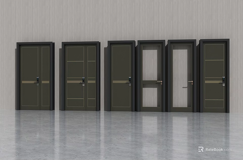 Security Doors With Multiple Designs And Different Panel Options For Home Use 3d model