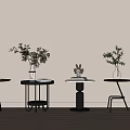 Modern combination of several sides and several sides 3d model