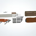 Diverse Outdoor Landscape Seats With Wooden Metal Designs And Garden Elements