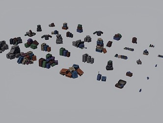 Duffel bag 3d model