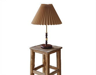 Modern Umbrella Table Lamp 3d model