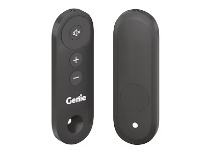 Geaisie Black Wireless Remote Control for Mobile Devices with Volume Buttons and Microphone 3d model