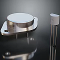 High Quality Semiconductor Components Featuring Metal Base Transistor And Three Pin Diode 3d model
