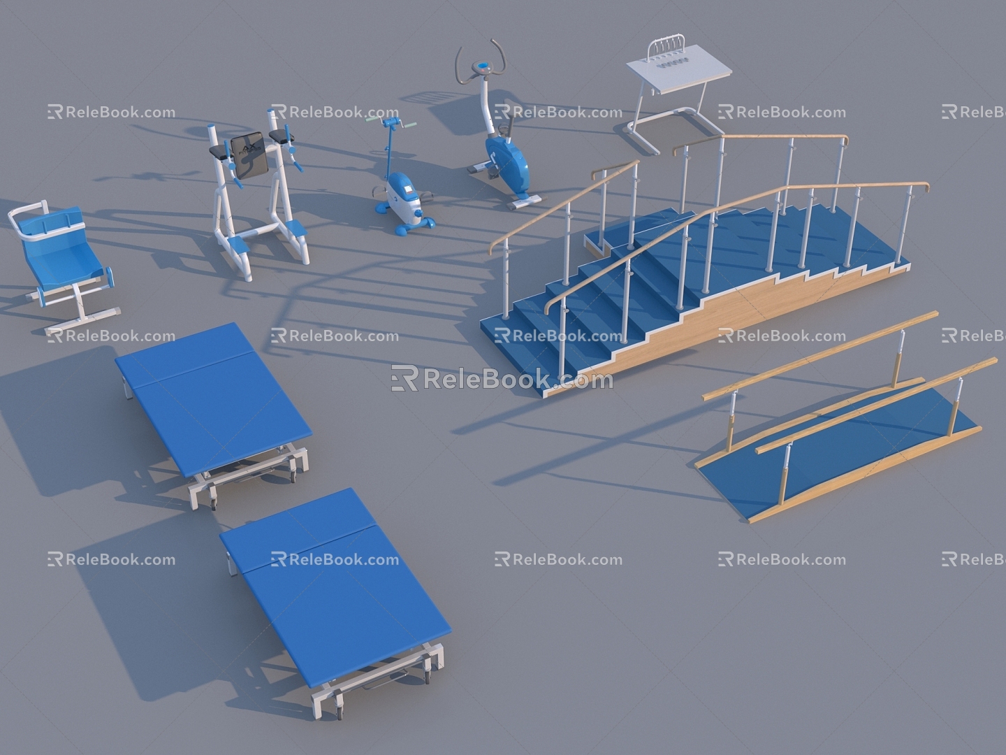 Modern Fitness Rehabilitation Equipment Medical Equipment Rehabilitation Training Rehabilitation Training 3d model