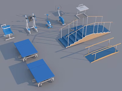 Modern Fitness Rehabilitation Equipment Medical Equipment Rehabilitation Training Rehabilitation Training 3d model