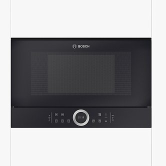 Modern Kitchenware Bosch Microwave Built-in Microwave 3d model