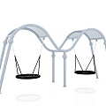 Children's Swing Outdoor Swing Venue Swing Swing Swing Children's Swing 3d model