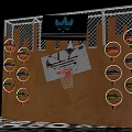 Adidas Store Interior Display With Sports Apparel Shoes And Brand Logo