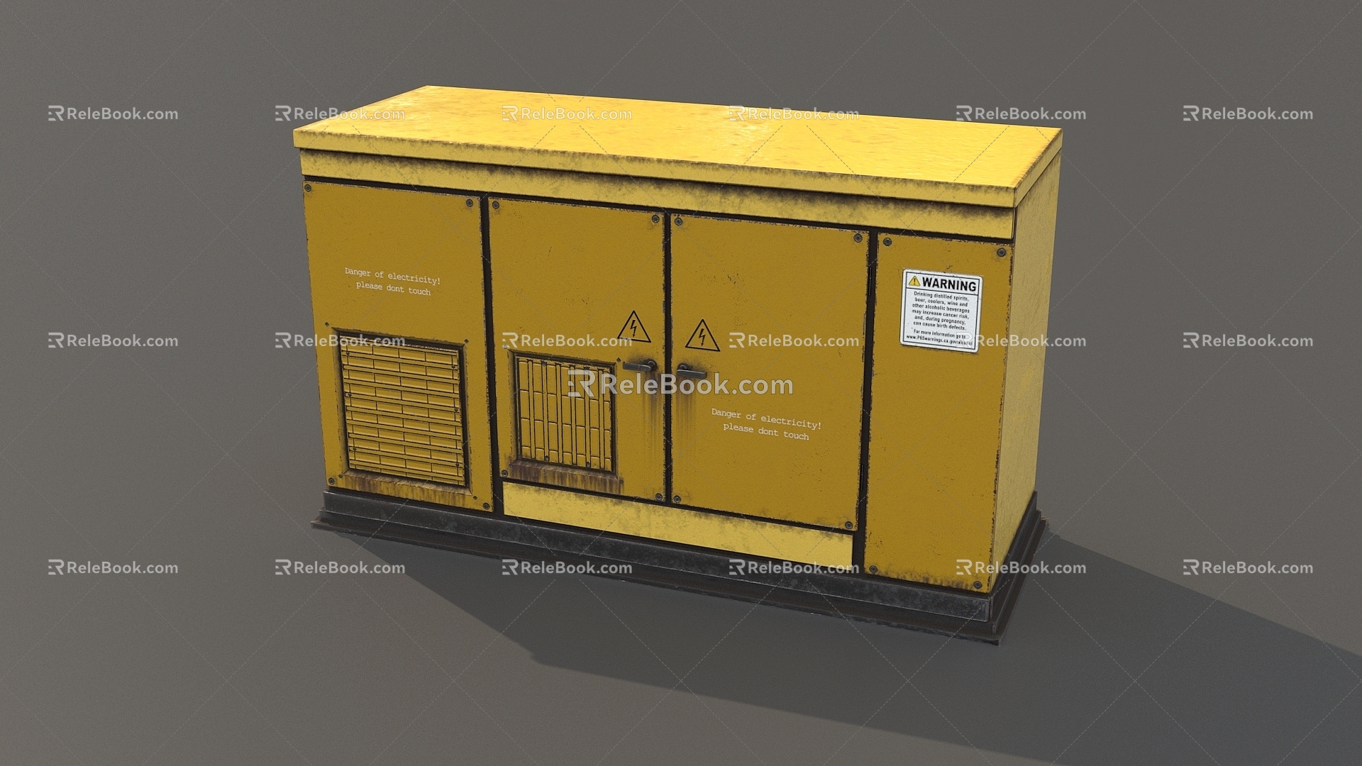 Distribution Box Distribution Cabinet Control Cabinet Substation Transformer Cabinet Power Box Motor Super Realistic High Precision Video Level 3d model