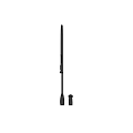 Modern Black Curved Spout Faucet With Sleek Design And Single Handle Control