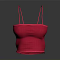 Red Flexible Household Storage Basket With Two Handles For Daily Use