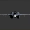 Detailed Modern Military Fighter Jet Model Aircraft With 25 Marking On Tail