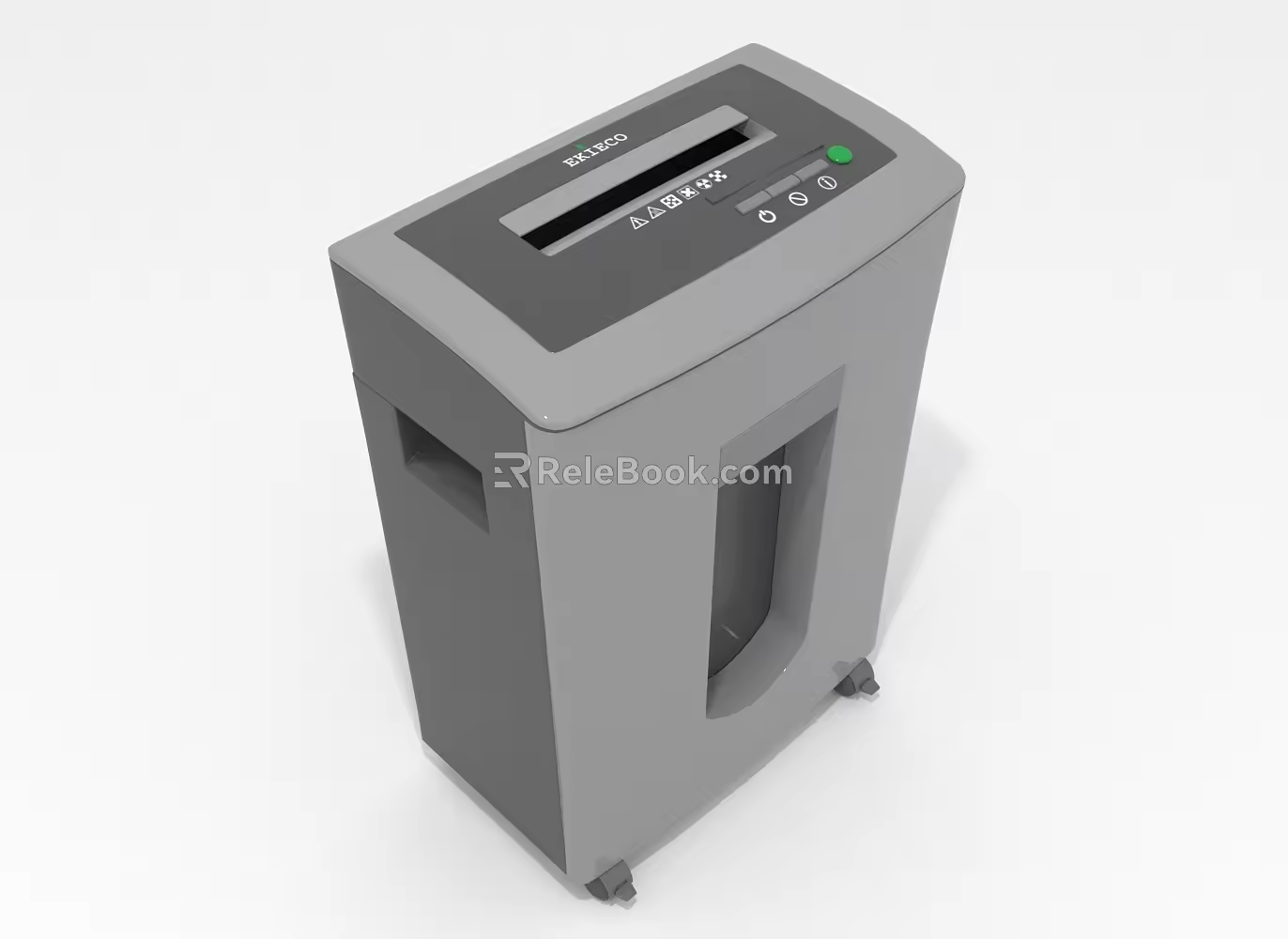 Modern paper shredder 3d model