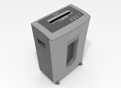 Modern paper shredder 3d model