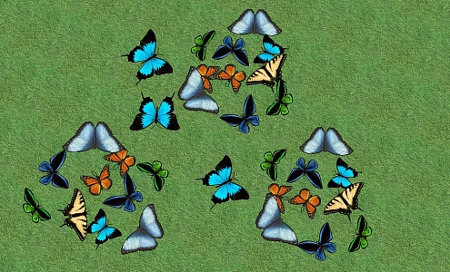 Modern Butterfly 3d model