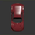 Pink Sports Car With Sleek Design Rear Spoiler And Shiny Exterior