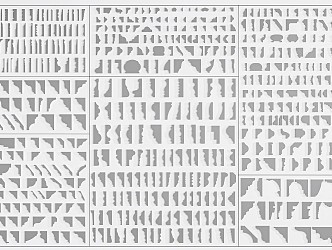 Gypsum line ceiling line skirting line door line 3d model