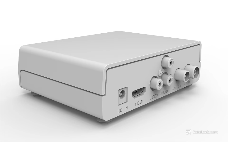 Modern TV Set Top Box With HDMI Ports And Connectivity Features For Home Use 3d model 