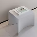 Modern Side Table Corner Table Small Coffee Table Ornaments 3d model