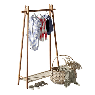 Clothes rack 3d model