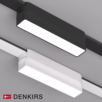 Modern Black and White Downlights and Spotlights Ceiling Mounted Lighting Fixtures 3d model